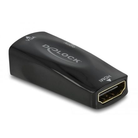 Delock HDMI-A aljzat  > VGA aljzat 1080p audióval (66560)