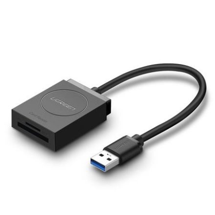 UGREEN USB SD+microSD kártyaolvasó fekete (u20250B)