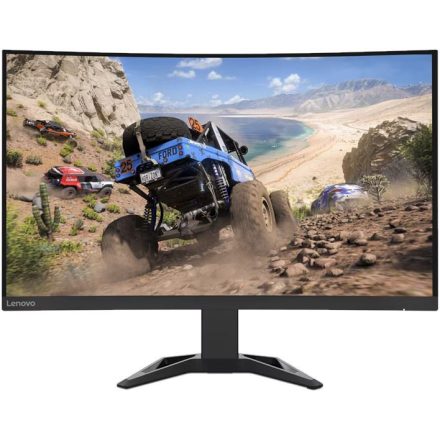 32" Lenovo G32qc-30 ívelt LCD monitor fekete (66F2GAC1EU)