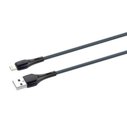 LDNIO LS522 USB-A - Lightning kábel 2m fekete (5905316143609)