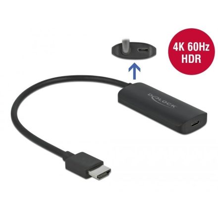 Delock HDMI-A apa -> USB Type-C anya adapter (63251)