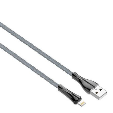 LDNIO LS462 USB-A - Lightning kábel 2.4A 2m fekete (5905316143456)