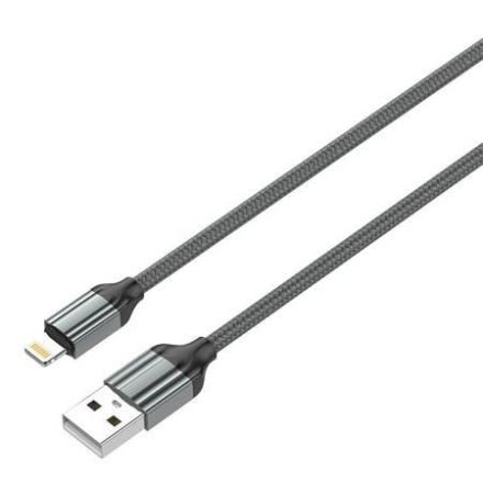 LDNIO LS432 USB-A - Lightning kábel 2.4A 2m szürke (5905316143333)