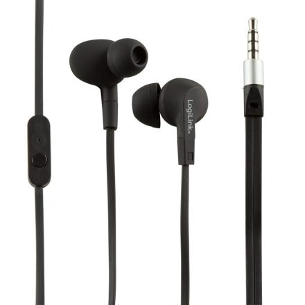 Logilink In-Ear headset fekete (HS0042)