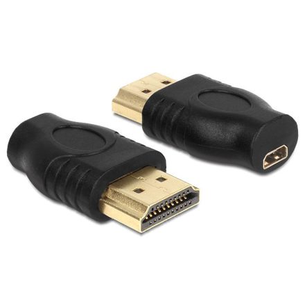 Delock HDMI micro-D anya -> HDMI-A apa adapter (65507)