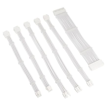 Kolink Core Adept Braided kábel hosszabbító szett fehér (5999094004740)
