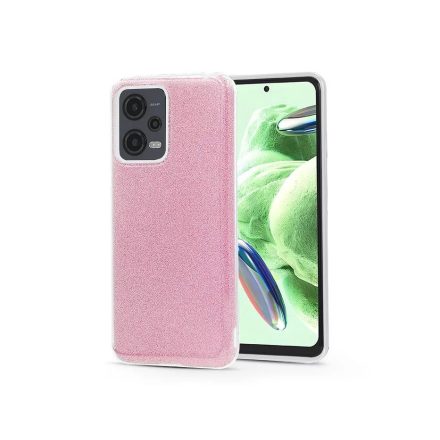 Haffner Shining Xiaomi Redmi Note 12 5G/Poco X5 5G szilikon tok pink (PT-6613)