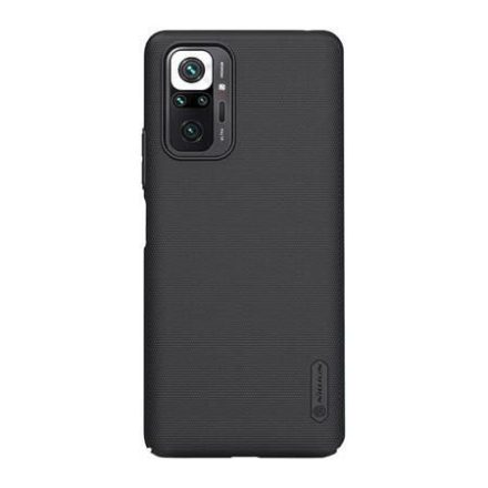 Nillkin Super Frosted Shield Xiaomi Redmi Note 10 Pro/10 Pro Max hátlap tok fekete (046535)