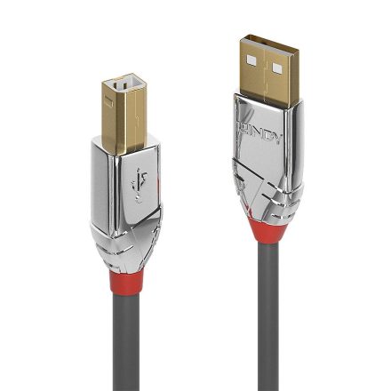 Lindy Cromo Line USB 2.0 Type A - USB-B kábel 2m (36642)