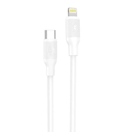 Foneng X80 USB-C - Lightning töltőkábel 1m fehér (6970462518266)