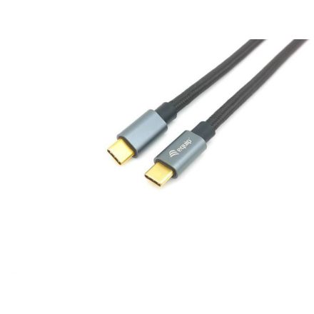 Equip 128354 USB-C - USB-C kábel 1m fekete-szürke