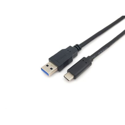 Equip 128344 USB-A - USB-C kábel 2m fekete