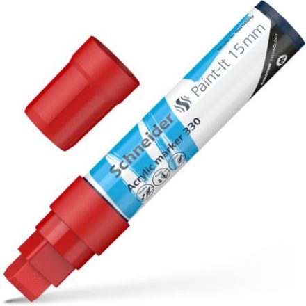 Schneider Paint-It 330 15mm akril marker piros (120302)