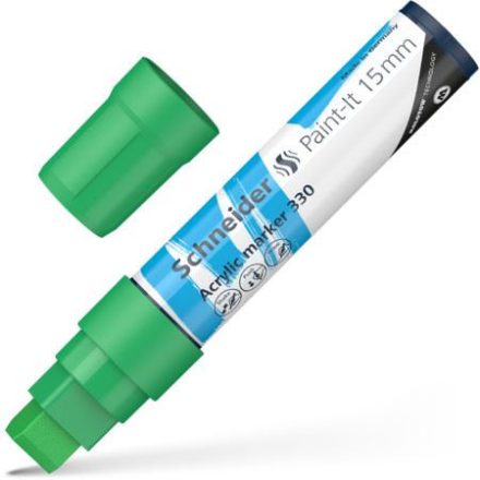 Schneider Paint-It 330 15mm akril marker zöld (120304)