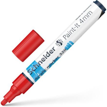 Schneider Paint-It 320 4mm akril marker piros (120202)