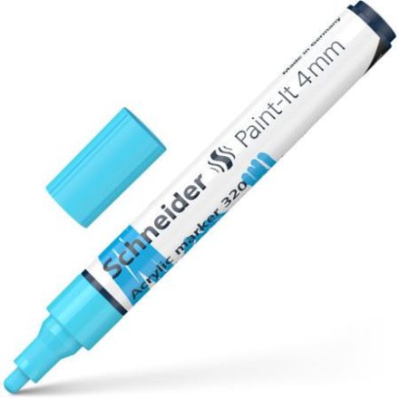 Schneider Paint-It 320 4mm akril marker pasztellkék (120230)