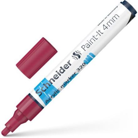 Schneider Paint-It 320 4mm akril marker bordó (120261)