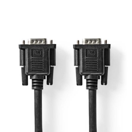 Nedis VGA apa - VGA anya kábel 5m fekete (CCGP59100BK50)