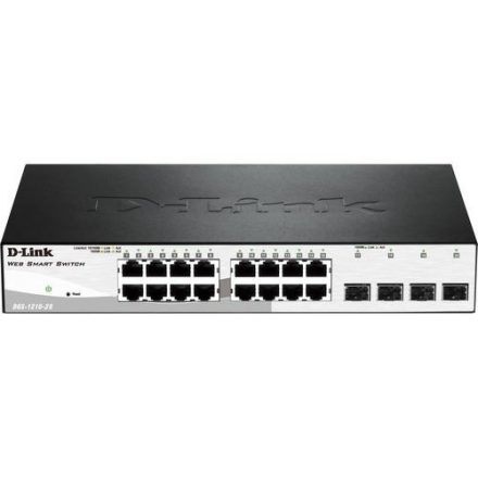 D-Link 16 portos Gigasbit Smart Switch (DGS-1210-20/E)