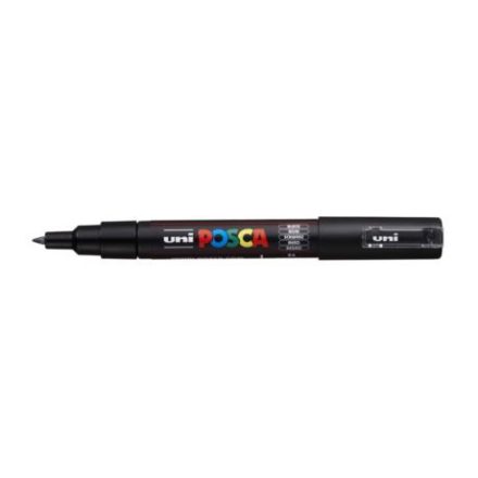 Uni Posca PC-1M dekormarker fekete (PC-1M BLACK(E))