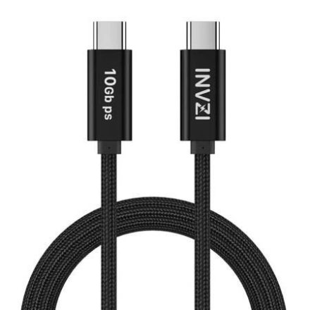 INVZI USB-C-USB-C 2m fekete (CTC66FT)