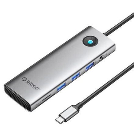 Orico USB-C 10in1 többfunkciós HUB szürke (PW11-10P-GY-EP)