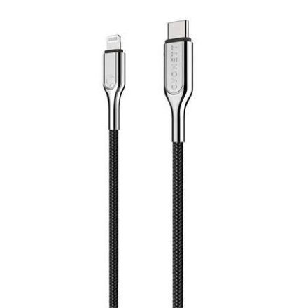 Cygnett USB-C - Lightning kábel 2m fekete (CY2801PCCCL)