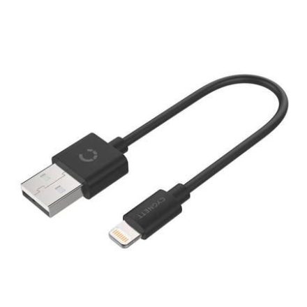 Cygnett USB-C - Lightning kábel 0,1m fekete (CY2721PCCSL)