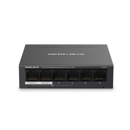 MERCUSYS 6 portos POE+ switch (MS106LP)