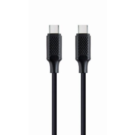 Gembird USB Type-C - USB Type-C Power Delivery adat- és töltőkábel 1,5m fekete (CC-USB2-CMCM60-1.5M)