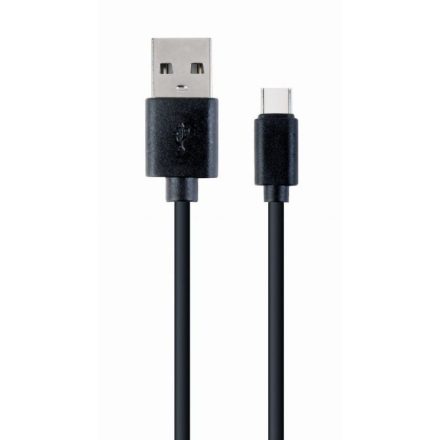 Gembird USB Type-C - USB Type-A adat- és töltőkábel 1m fekete (CC-USB2-AMCM-1M)