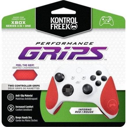 KontrolFreek Performance Grips Xbox kontroller borítás piros (RED-4777-XB1)