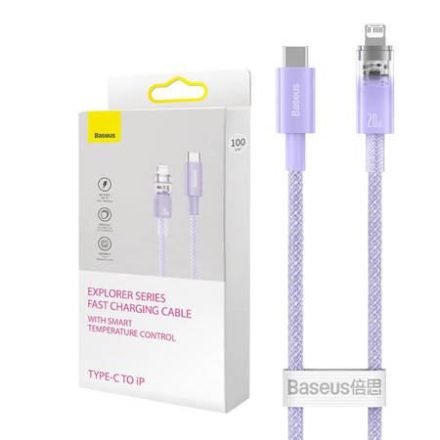 Baseus USB-C - Lightning kábel 20W 1m lila (CATS010205)