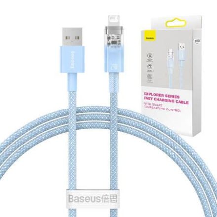 Baseus USB-C - Lightning kábel 2.4A 1m kék (CATS010003)