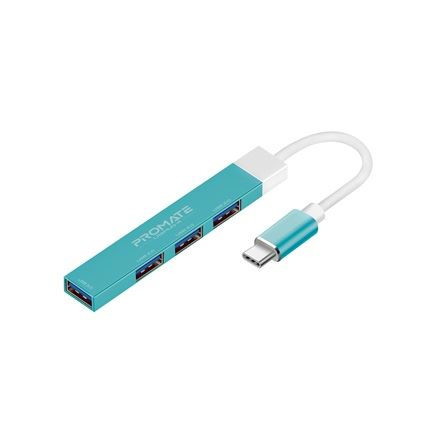 Promate USB-C 4in1 HUB kék (LITEHUB-4.BLUE)