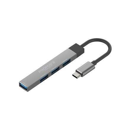 Promate USB-C 4in1 HUB szürke (LITEHUB-4.GREY)