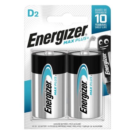 Energizer Max Plus D góliát elem (2 db/csomag) (53542335806)