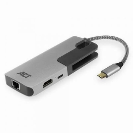 ACT USB-C 4K Multiport Dock notebook dokkoló (AC7042)