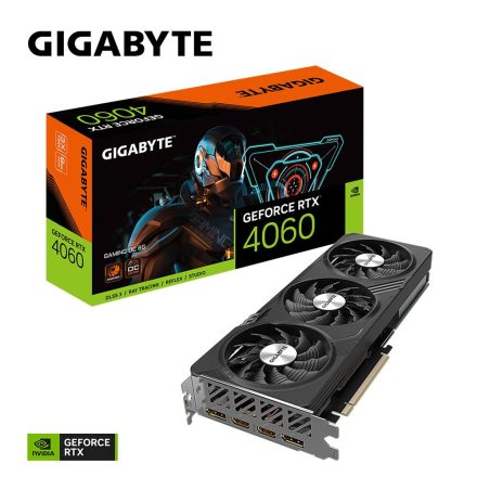 Gigabyte GeForce RTX 4060 8GB GAMING OC 8G videokártya (GV-N4060GAMING OC-8GD)