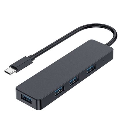 Gembird USB-C 3.1 HUB 4 portos fekete (UHB-CM-U3P4-01)