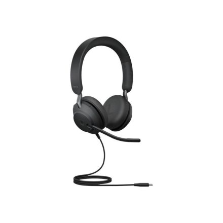 Jabra Evolve2 40 SE MS USB-C sztereó headset fekete (24189-999-899)