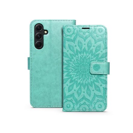 Haffner Mezzo Samsung SM-A546 Galaxy A54 5G fliptok zöld mandala (PT-6648)