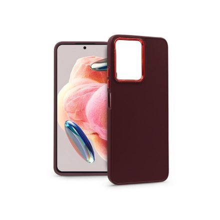 Haffner Frame Xiaomi Redmi Note 12 4G szilikon tok bíborszínű (PT-6702)