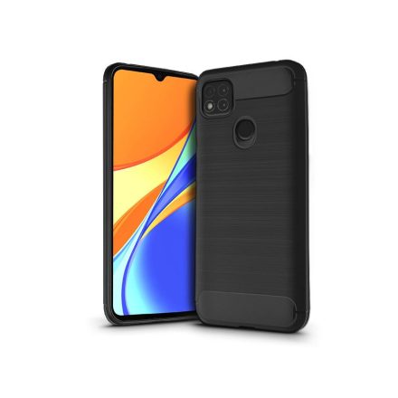 Haffner Carbon Xiaomi Redmi 9C szilikon tok fekete (PT-5871)