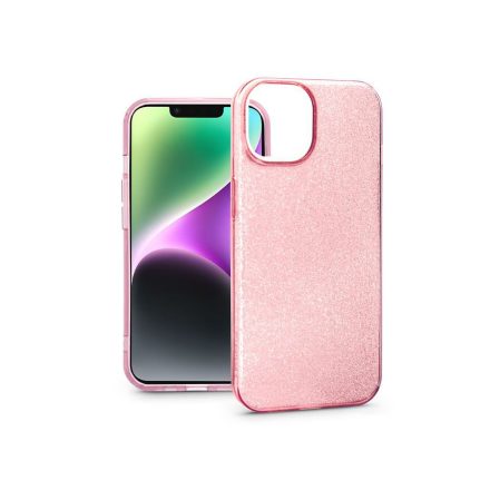 Haffner Glitter Apple iPhone 14 szilikon tok pink (TF-0216)