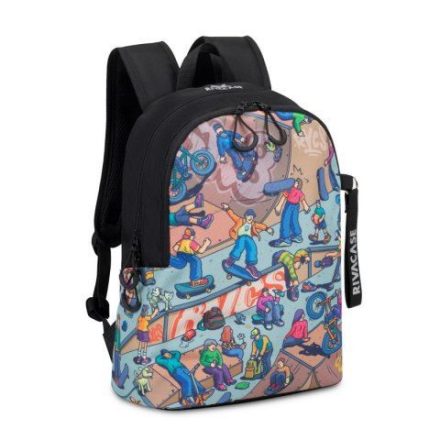 RivaCase 5420 Agora Skaters Urban notebook hátizsák 17.3" mintás (4260709011141)