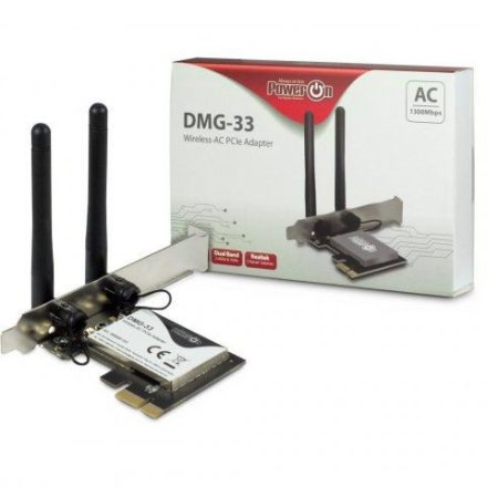 PowerON DMG-33 Wi-Fi 5 PCIe Adapter (88888153)