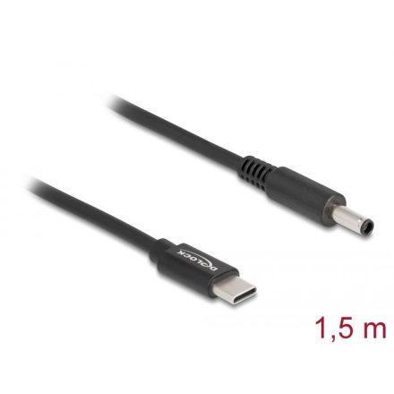 DeLock notebook töltőkábel USB-C anya -> DELL 4,5 x 3,0 mm apa (87974)