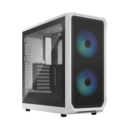 Fractal Design Focus 2 RGB White Clear Tint táp nélküli ablakos ház fehér (FD-C-FOC2A-04)