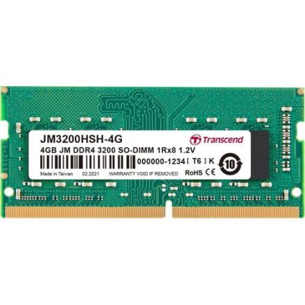 4GB 3200MHz DDR4 Notebook RAM Transcend CL22 (JM3200HSH-4G)